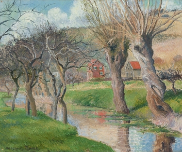 Georges Manzana Pissarro - La Petite Rivière Vezillon